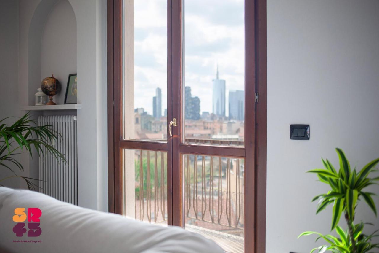 Stelvio Rooftop - Penthouse Skyline With Terrace And Jacuzzi Милан Экстерьер фото