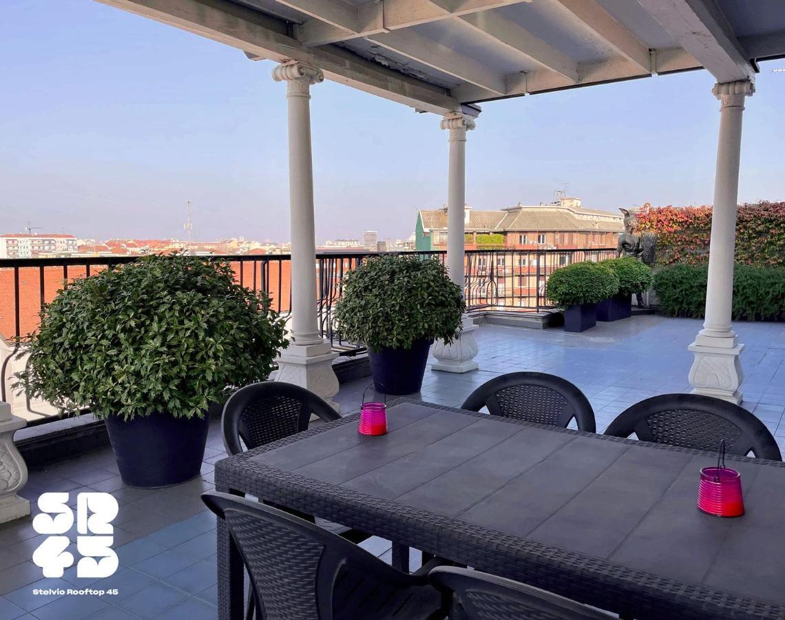 Stelvio Rooftop - Penthouse Skyline With Terrace And Jacuzzi Милан Экстерьер фото