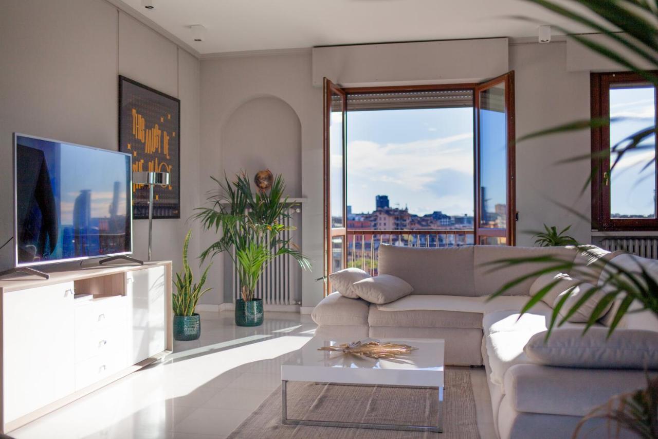 Stelvio Rooftop - Penthouse Skyline With Terrace And Jacuzzi Милан Экстерьер фото